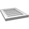 Ekena Millwork Vertical Surface Mount PVC Gable Vnt: Non-Functional, w/2"W x 1-1/2"H, Brickmould Frame, 14"W x 18"H GVPVE14X1802SN - alternate 4